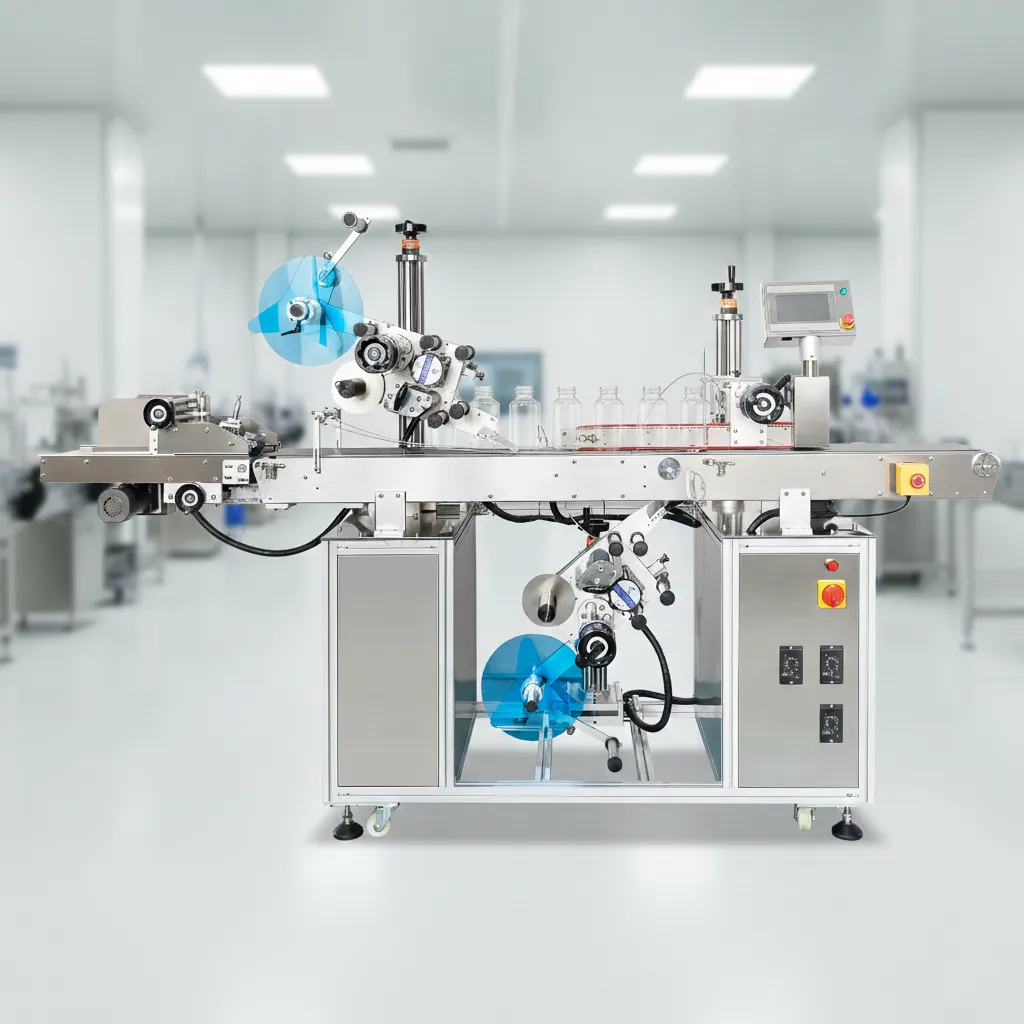 Automatic Bottom-Side Labelling Machine