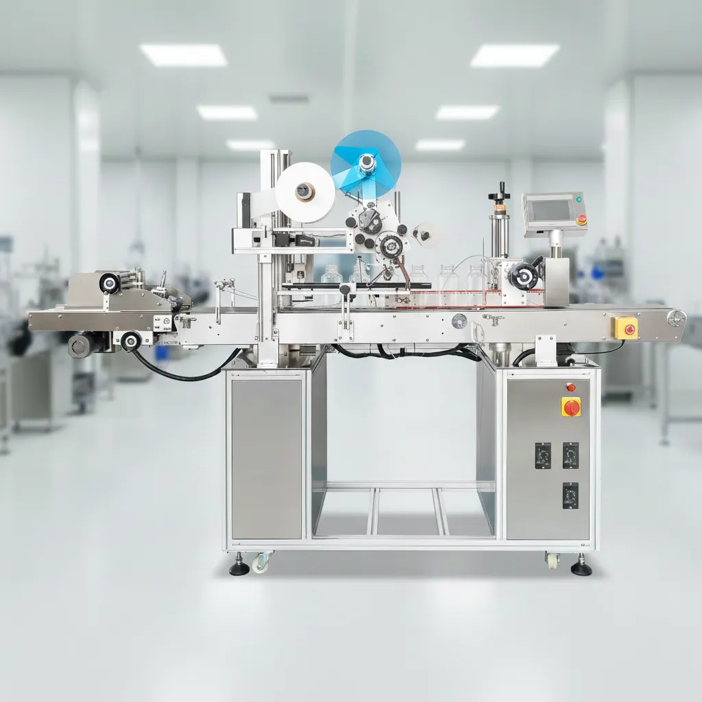 Automatic Top-Side Labelling Machine