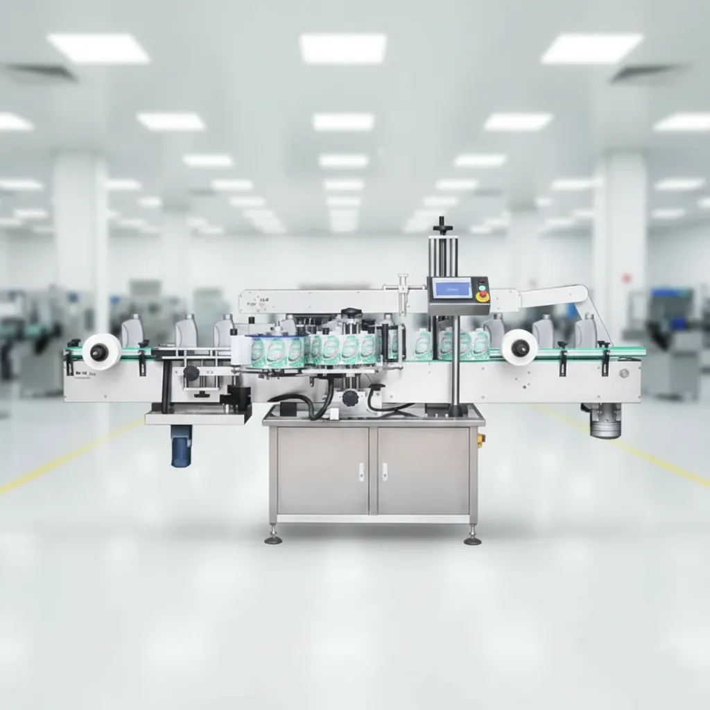 Fully-Automatic Double-Sided Labelling Machine